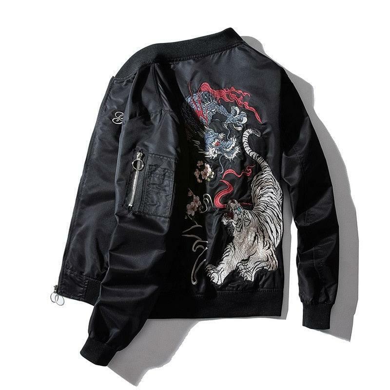 GXP1999 'Yin Yang' Lightweight Souvenir Jacket - Y2K Summer, 90s Grunge, Retro Y2K Fashion