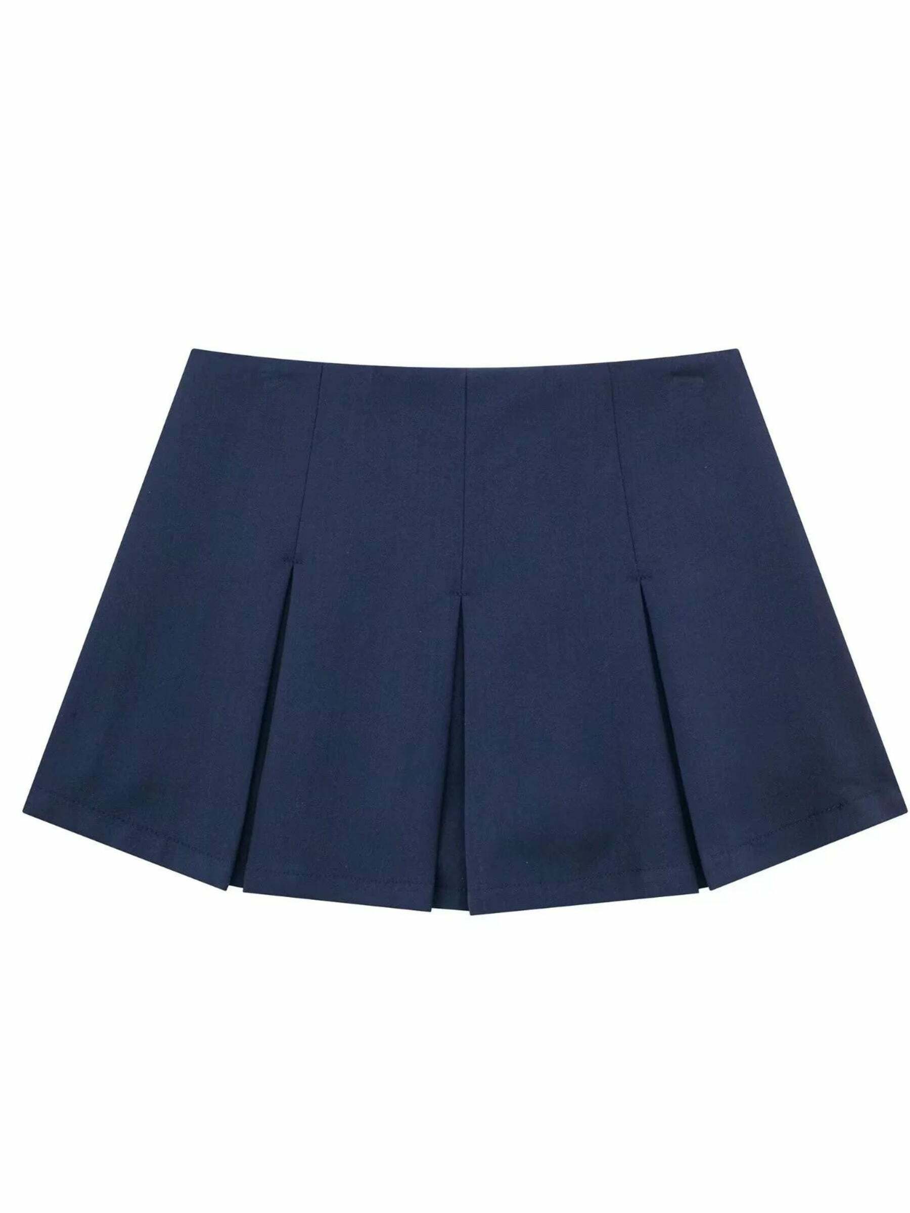 Hale Pleated Mini Skirt - Y2K Summer Grunge Outfit, 90s Fashion, Retro Style, Y2K Party Look