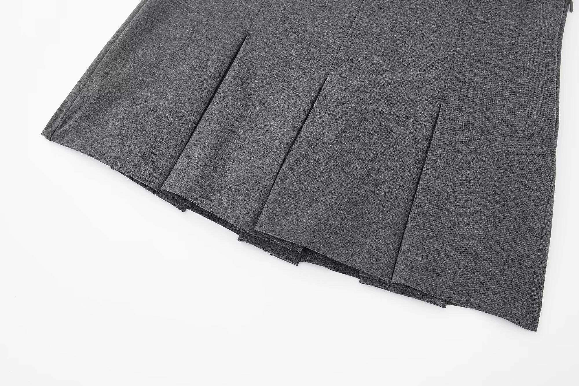 Hale Pleated Mini Skirt - Y2K Summer Grunge Outfit, 90s Fashion, Retro Style, Y2K Party Look