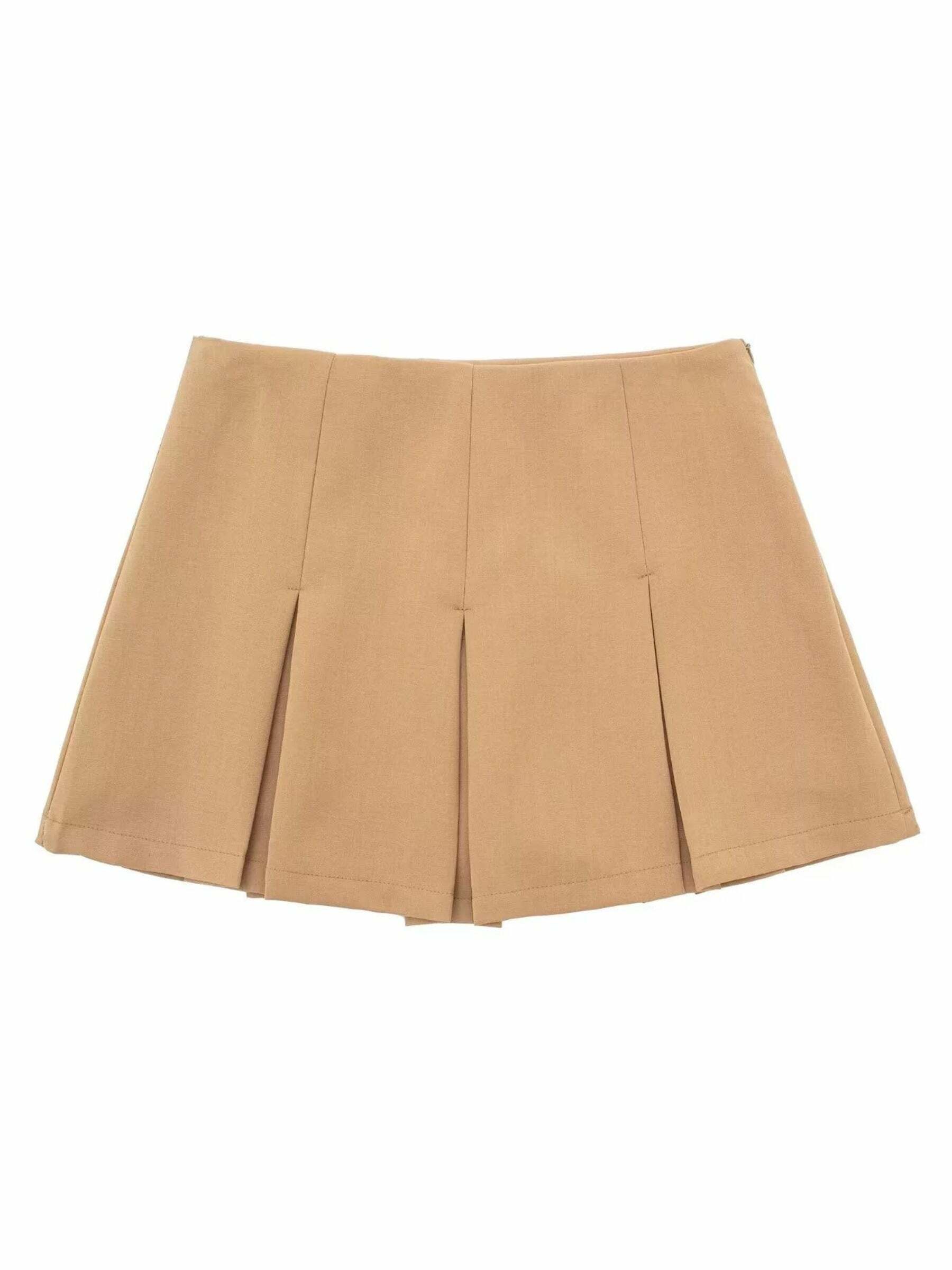 Hale Pleated Mini Skirt - Y2K Summer Grunge Outfit, 90s Fashion, Retro Style, Y2K Party Look