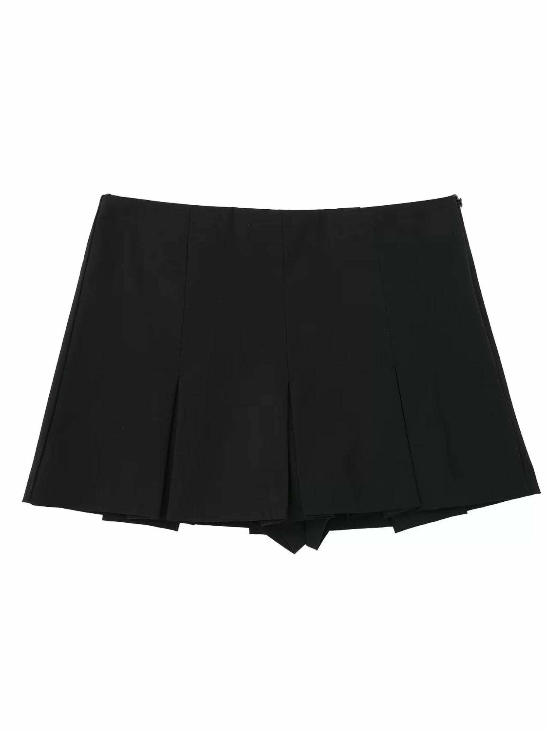 Hale Pleated Mini Skirt - Y2K Summer Grunge Outfit, 90s Fashion, Retro Style, Y2K Party Look
