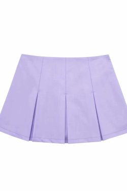 Hale Pleated Mini Skirt - Y2K Summer Grunge Outfit, 90s Fashion, Retro Style, Y2K Party Look