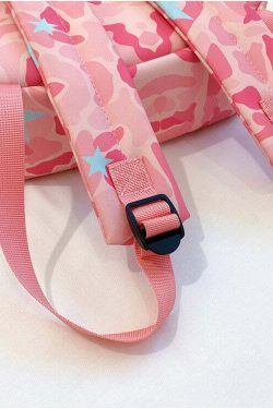 Harajuku Pink Bear Backpack - Y2K Grunge, 90s Retro, Pastel Goth, Y2K Summer & Party Outfits