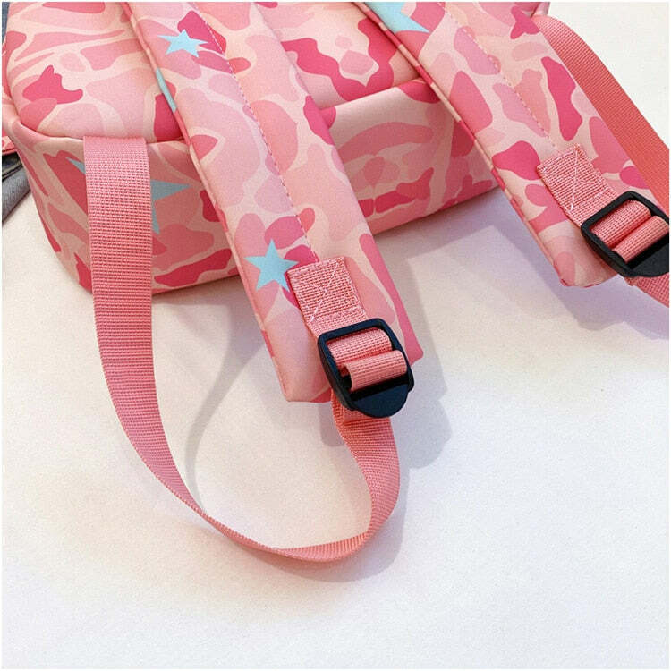 Harajuku Pink Bear Backpack - Y2K Grunge, 90s Retro, Pastel Goth, Y2K Summer & Party Outfits
