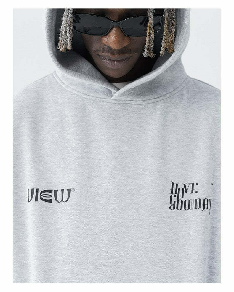 HARSH and CRUEL 'Have a Good Day' Hoodie - Y2K Grunge, 90s Fashion, Retro Style, Pastel Goth
