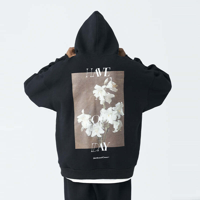 HARSH and CRUEL 'Have a Good Day' Hoodie - Y2K Grunge, 90s Fashion, Retro Summer Outfit