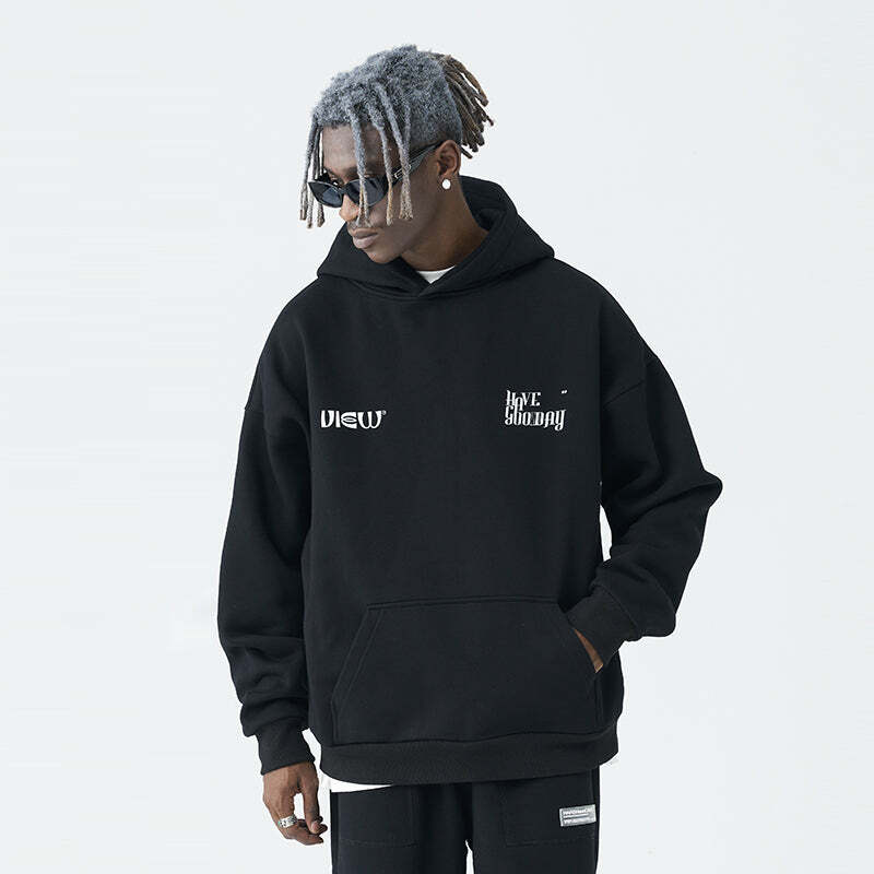 HARSH and CRUEL 'Have a Good Day' Hoodie - Y2K Grunge, 90s Fashion, Retro Summer Outfit
