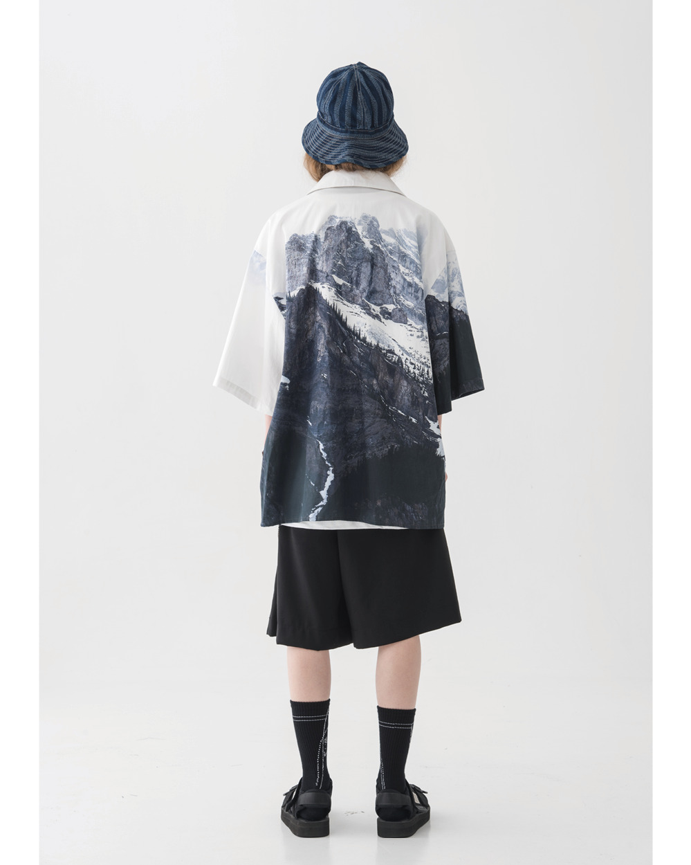 HARSH and CRUEL 'Mt. Everest' Button-Up - Y2K Grunge, 90s Fashion, Retro Summer Outfit