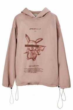 HARSH and CRUEL Blinded Monster Hoodie - Y2K Grunge, 90s Fashion, Retro Style, Gothic Y2K Outfit