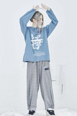 HARSH and CRUEL Blinded Monster Hoodie - Y2K Grunge, 90s Fashion, Retro Style, Gothic Y2K Outfit