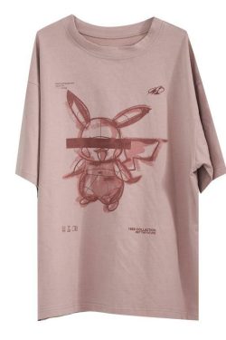 HARSH and CRUEL Blinded Monster Outline Tee - Y2K Grunge, 90s Fashion, Retro Style, Gothic Y2K