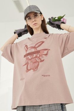 HARSH and CRUEL Blinded Monster Outline Tee - Y2K Grunge, 90s Fashion, Retro Summer Outfit