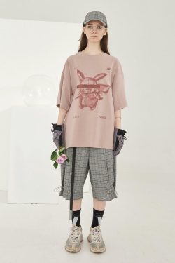 HARSH and CRUEL Blinded Monster Outline Tee - Y2K Grunge, 90s Fashion, Retro Summer Outfit