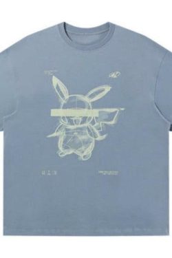 HARSH and CRUEL Blinded Monster Outline Tee - Y2K Grunge, 90s Fashion, Retro Summer Outfit