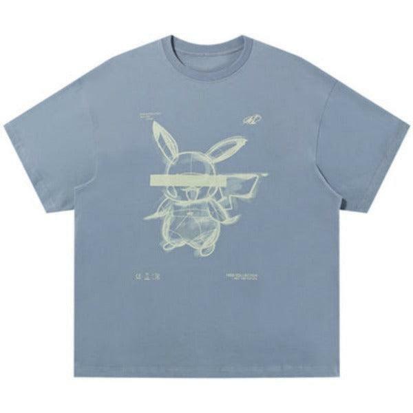 HARSH and CRUEL Blinded Monster Outline Tee - Y2K Grunge, 90s Fashion, Retro Summer Outfit