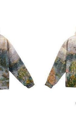 HARSH and CRUEL Painted Autumn Hoodie - Y2K Grunge, 90s Fashion, Retro Style, Pastel Goth Outfit