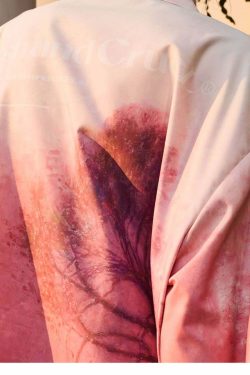 HARSH and CRUEL Painted Sunset Button-Up - Y2K Summer Grunge 90s Retro Fashion for Women