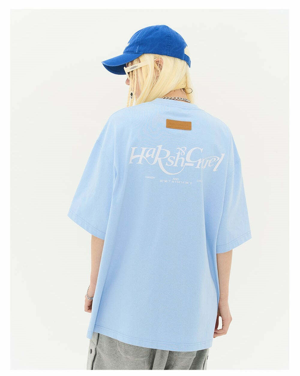 HARSH and CRUEL Y2K Grunge Logo Tee - Retro 90s Fashion, Summer Outfits, and Pastel Goth Style