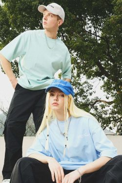 HARSH and CRUEL Y2K Grunge Logo Tee - Retro 90s Fashion, Summer Outfits, and Pastel Goth Style