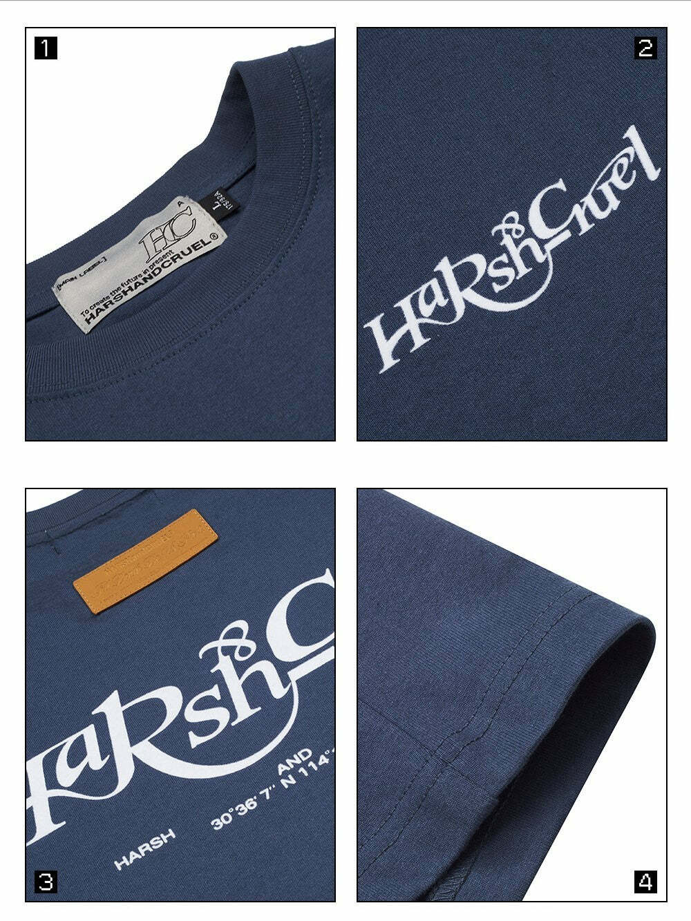 HARSH and CRUEL Y2K Grunge Logo Tee - Retro 90s Fashion, Summer Outfits, Gothic Y2K Style