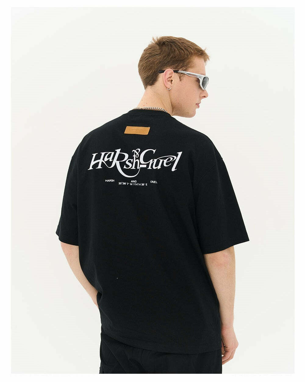 HARSH and CRUEL Y2K Grunge Logo Tee - Retro 90s Fashion, Summer Outfits, Gothic Y2K Style