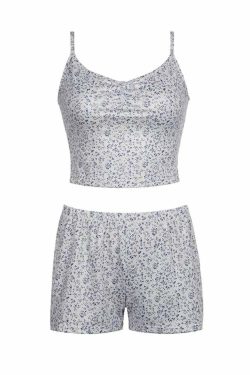 Hartley Y2K Summer Shorts Set - 90s Grunge Outfit, Retro Style, Pastel Goth, Y2K Fashion