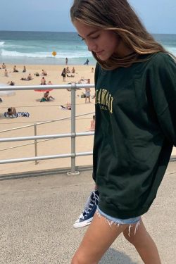 Hawaii Asa Sweatshirt - Y2K Summer Grunge, 90s Retro, Pastel Goth, Y2K Club & Party Outfits