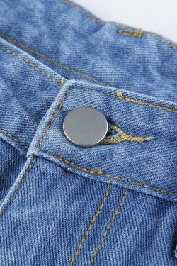 Heart Burst Jeans - Y2K Summer & 90s Grunge Outfits, Retro Style, Y2K Popstar & Club Fashion