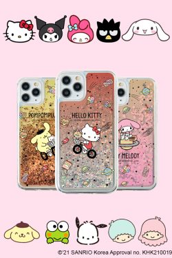 Hello Kitty & Friends Glitter iPhone Jelly Case - Y2K, 90s, Grunge, Retro Fashion Accessory