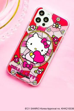 Hello Kitty Stained Glass iPhone Case - Y2K, 90s, Grunge, Retro, Pastel Goth Fashion Accessory