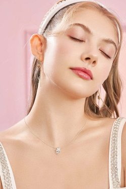 Hello Kitty Winged Heart Sterling Silver Necklace - Y2K Grunge 90s Retro Fashion by TIDE COLOR x SANRIO