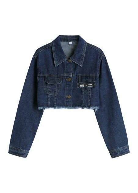 High End Y2K Cowboy Denim Jacket & Jeans Set - 90s Grunge, Retro, Summer, Party Outfits
