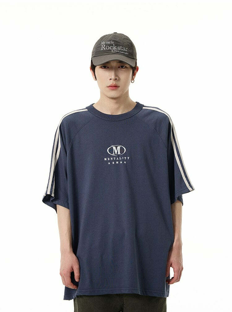 HJK Exclusive 'Five-Star Mentality' Tee - Y2K Summer, 90s Grunge, Retro, Pastel Goth, Hip Hop