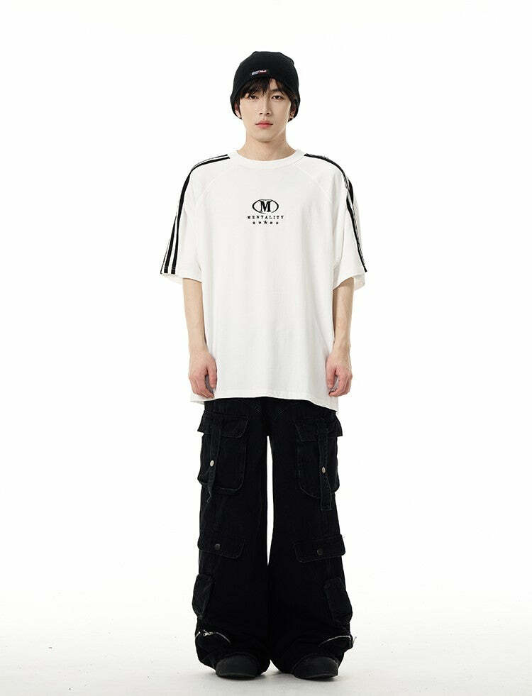 HJK Exclusive 'Five-Star Mentality' Tee - Y2K Summer, 90s Grunge, Retro, Pastel Goth, Hip Hop