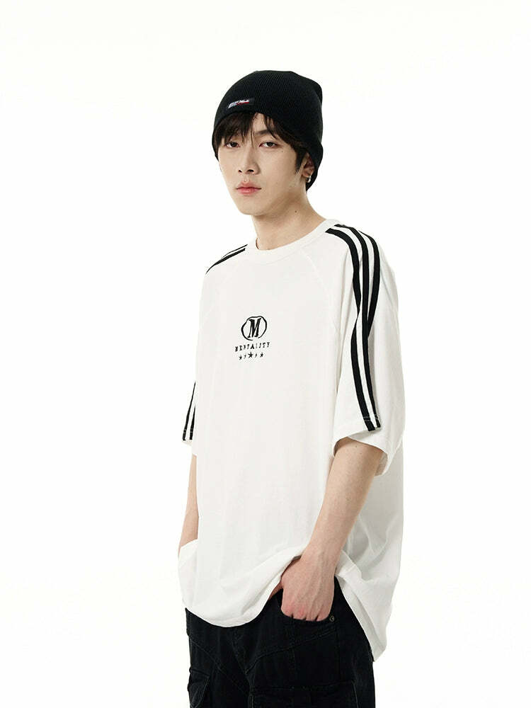HJK Exclusive 'Five-Star Mentality' Tee - Y2K Summer, 90s Grunge, Retro, Pastel Goth, Hip Hop