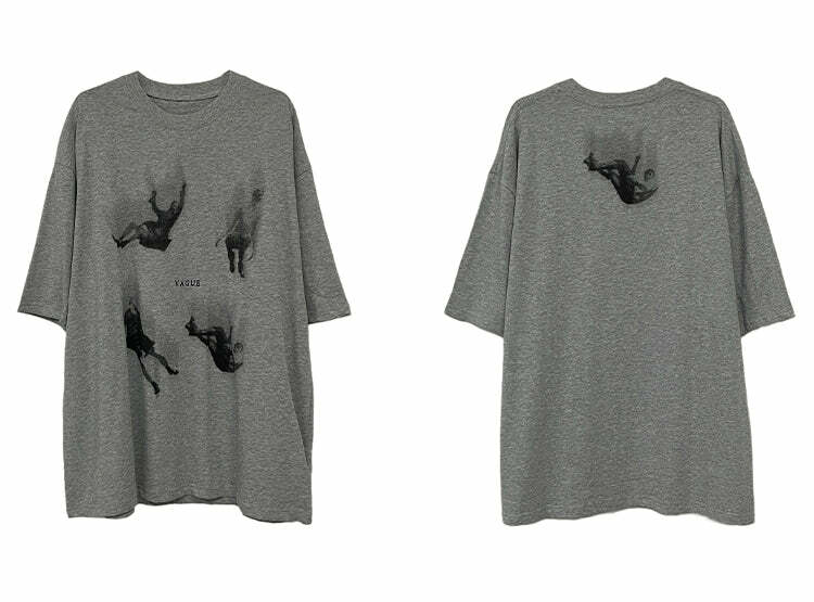 HJK Exclusive 'Vague' Tee - Y2K Summer Grunge, 90s Retro, Pastel Goth, Baby Tees, Y
