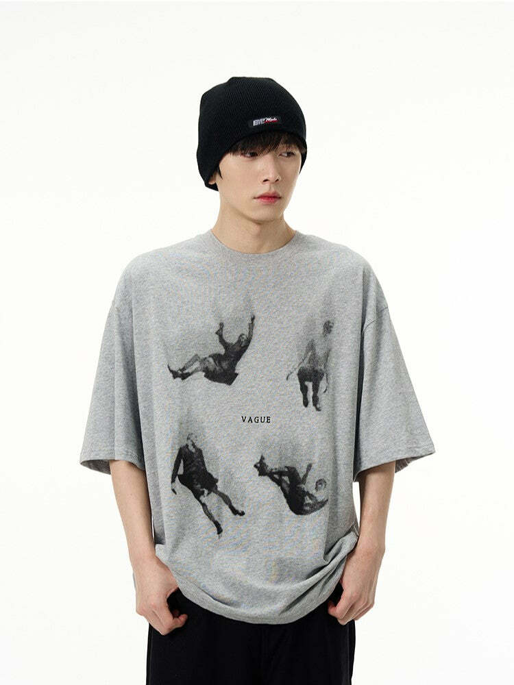 HJK Exclusive 'Vague' Tee - Y2K Summer Grunge, 90s Retro, Pastel Goth, Y2K Club &