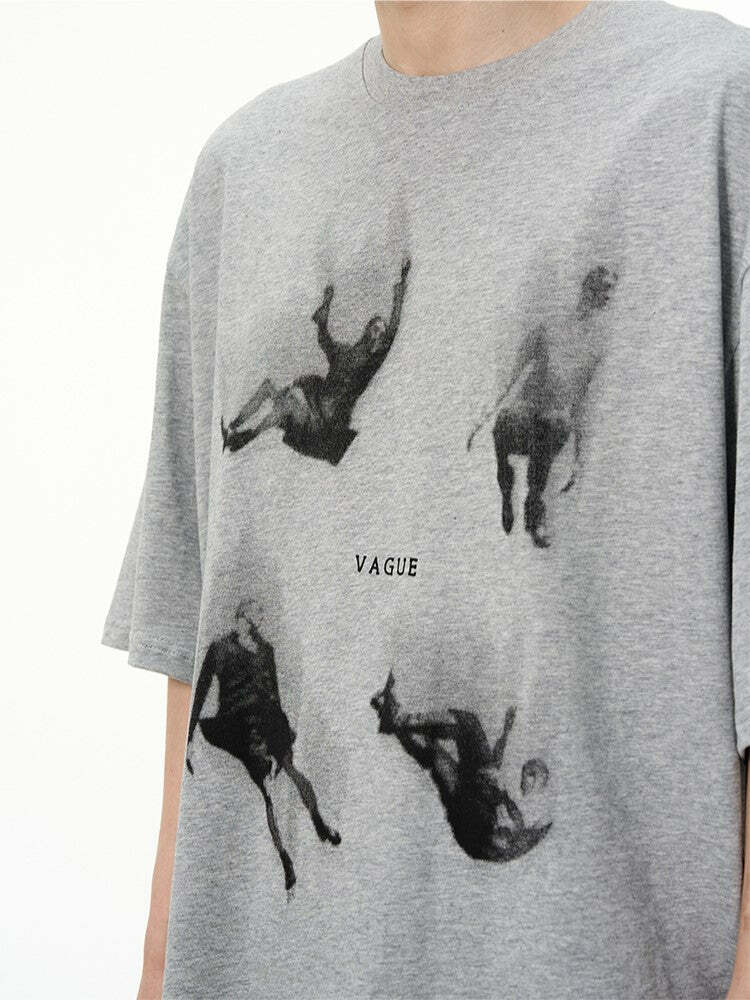HJK Exclusive 'Vague' Tee - Y2K Summer Grunge, 90s Retro, Pastel Goth, Y2K Club &