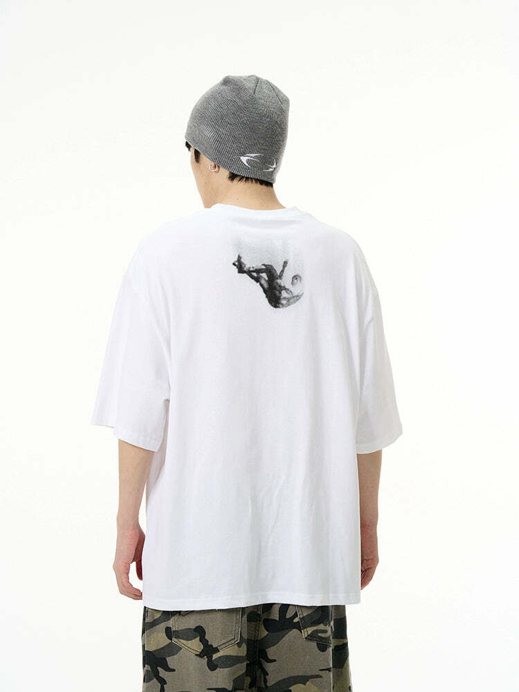HJK Exclusive 'Vague' Tee - Y2K Summer Grunge, 90s Retro, Pastel Goth, Y2K Club &