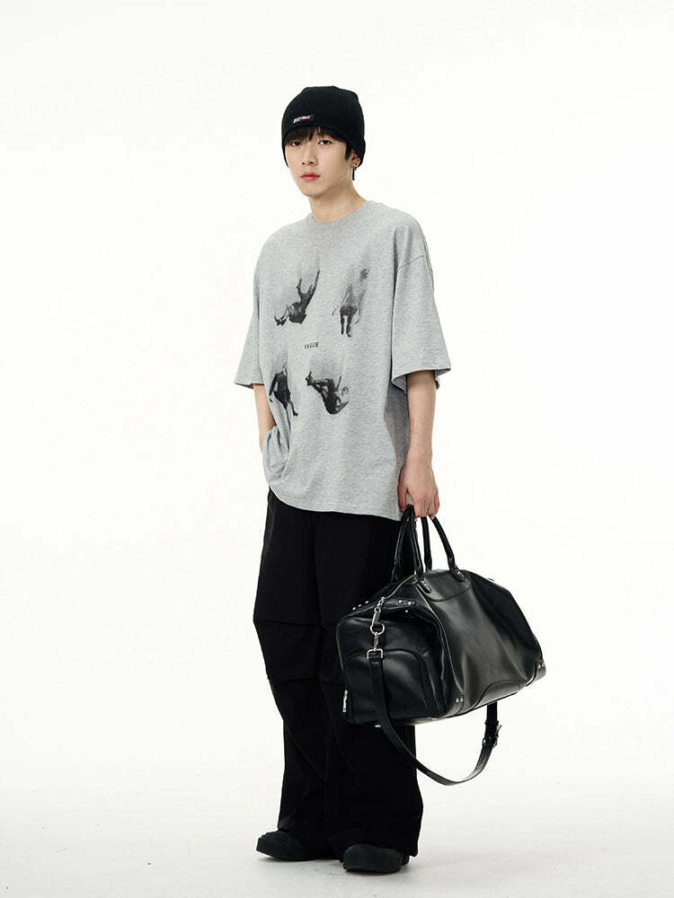 HJK Exclusive 'Vague' Tee - Y2K Summer Grunge, 90s Retro, Pastel Goth, Y2K Club &