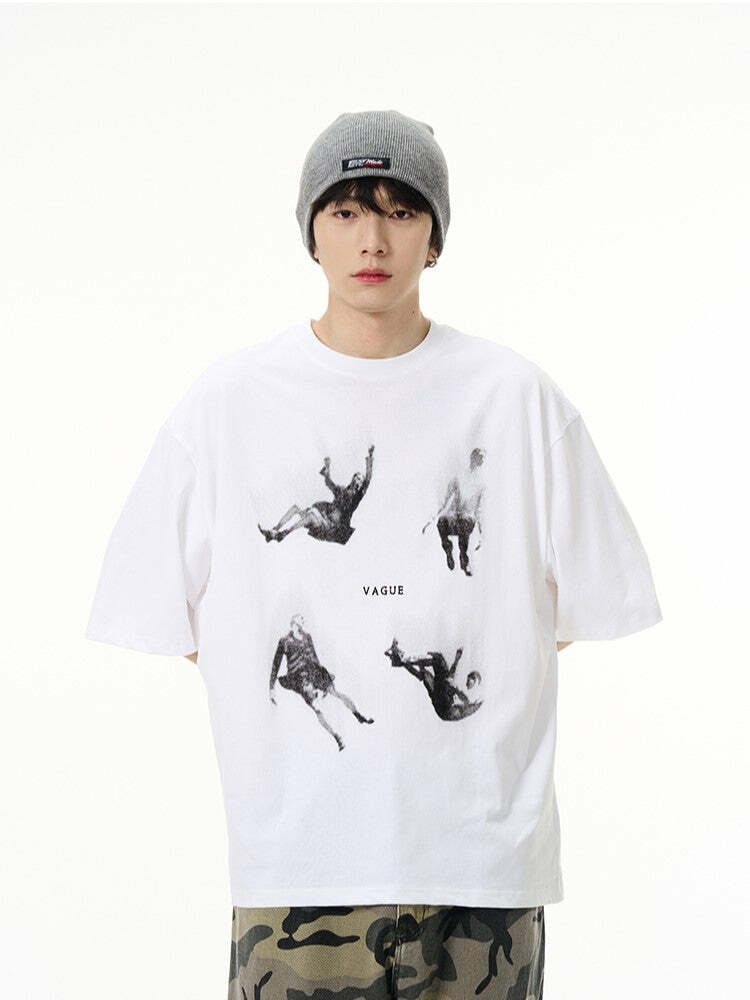 HJK Exclusive 'Vague' Tee - Y2K Summer Grunge, 90s Retro, Pastel Goth, Y2K Club &