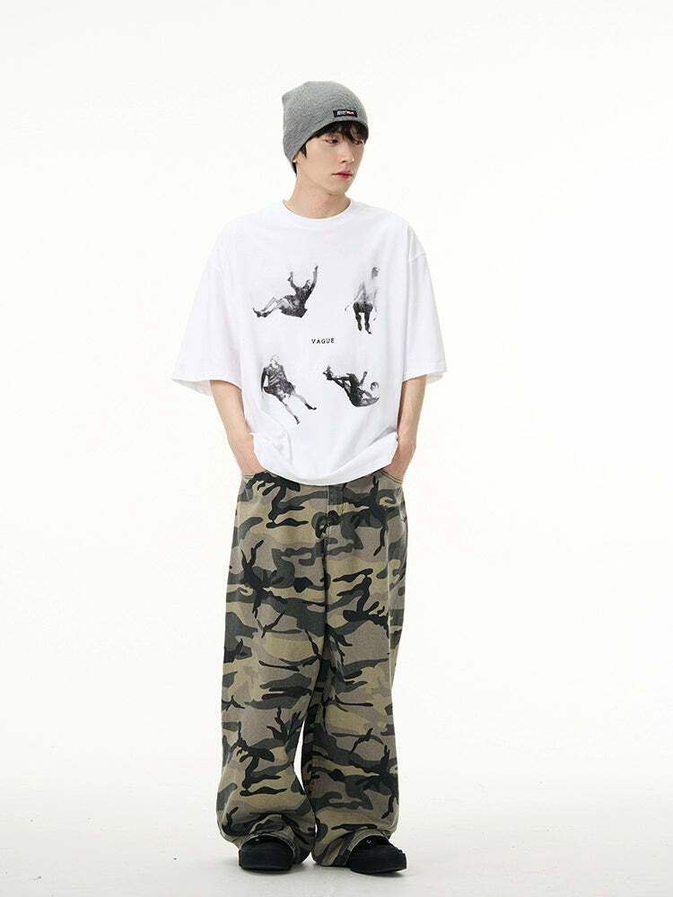 HJK Exclusive 'Vague' Tee - Y2K Summer Grunge, 90s Retro, Pastel Goth, Y2K Club &
