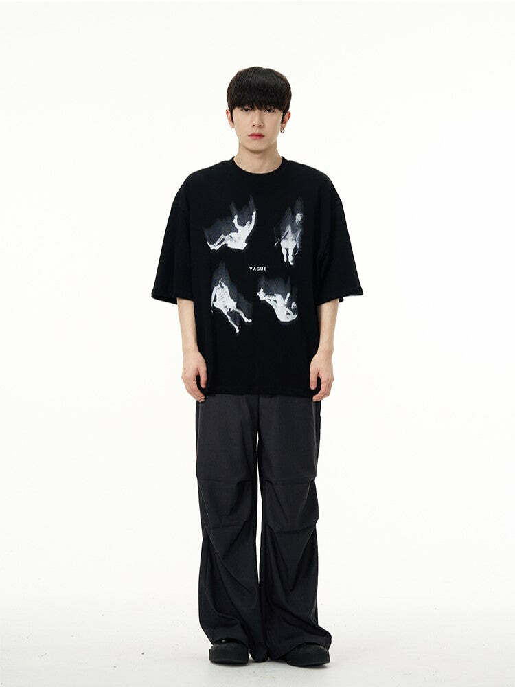 HJK Exclusive 'Vague' Tee - Y2K Summer Grunge, 90s Retro, Pastel Goth, Y2K Club &