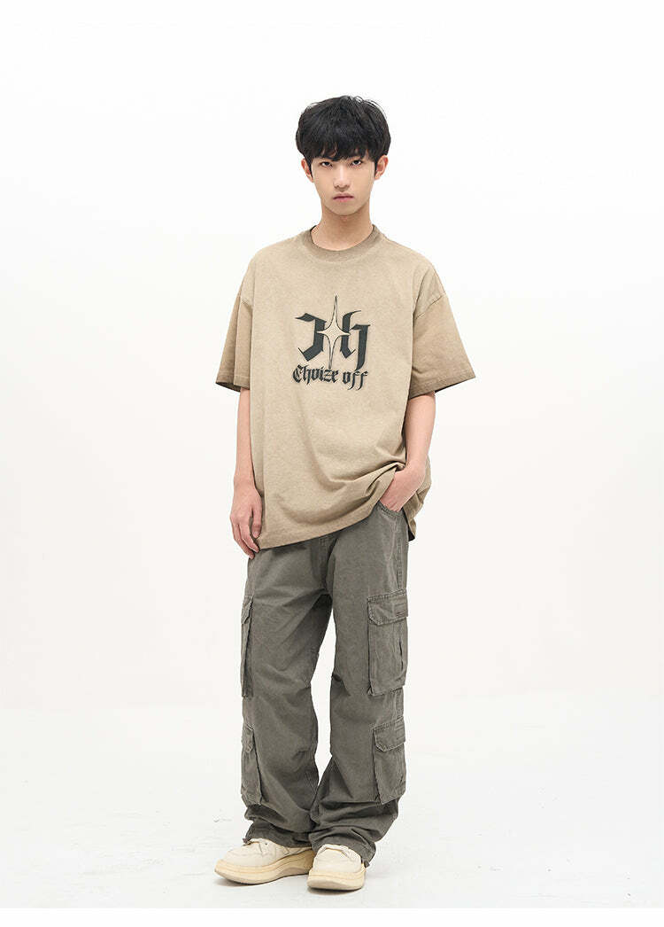 HJK Exclusive 'Wasteland' Cargo Pants - Y2K Grunge, 90s Fashion, Retro Style, Y2K Summer Out