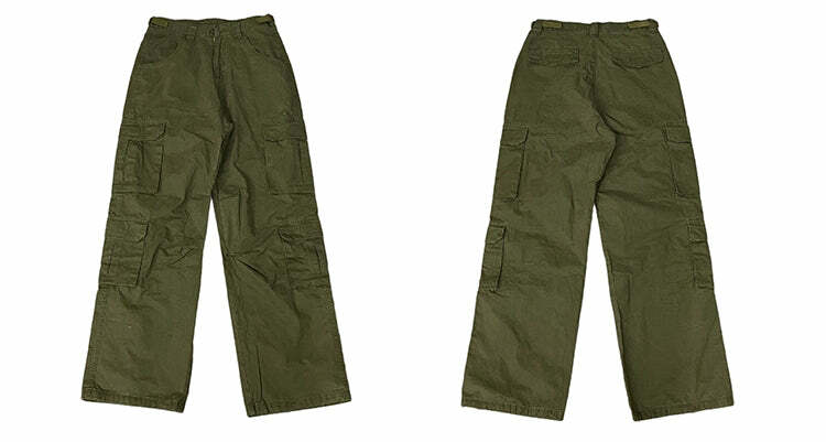 HJK Exclusive 'Wasteland' Cargo Pants - Y2K Grunge, 90s Fashion, Retro Style, Y2K Summer Out