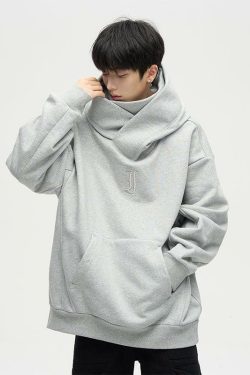 HJK Exclusive Y2K Grunge Double Panel Hooded Jacket - 90s Retro Summer & Party Outfit