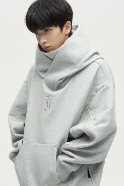 HJK Exclusive Y2K Grunge Double Panel Hooded Jacket - 90s Retro Summer & Party Outfit