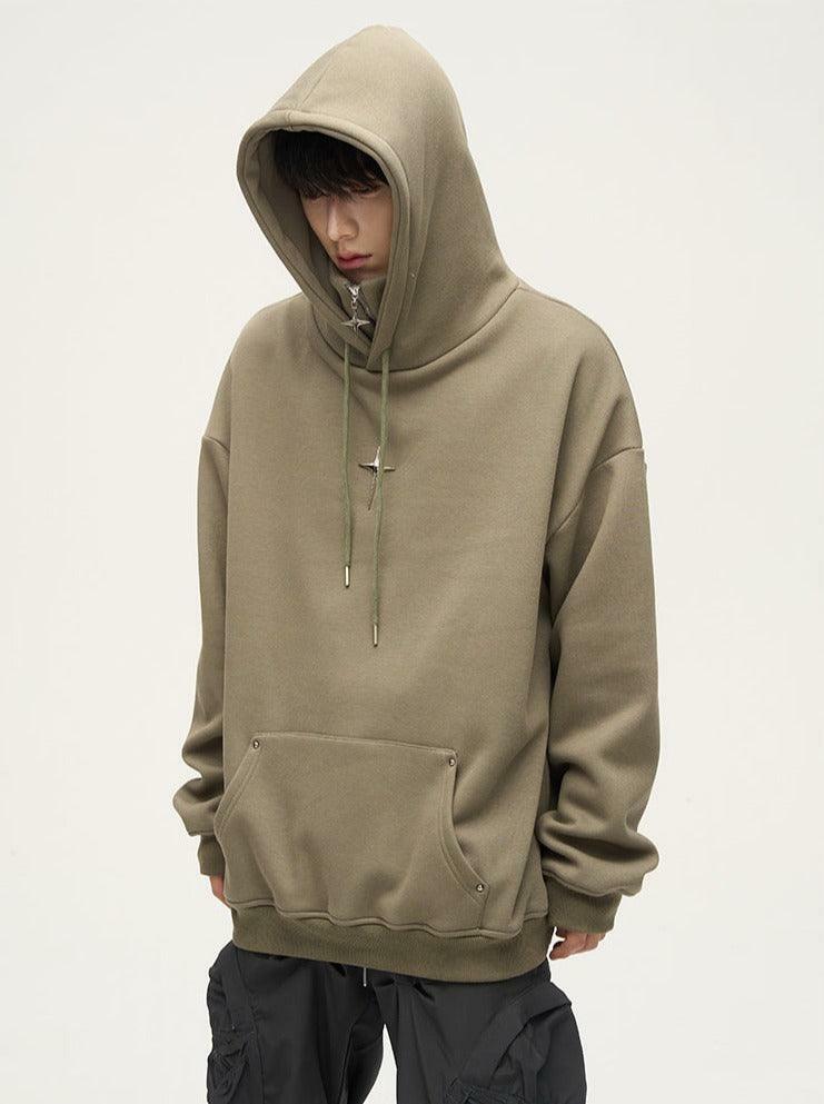 HJK Exclusive Y2K Grunge Double Panel Hooded Zip Jacket - 90s Retro Summer Fashion Outfit