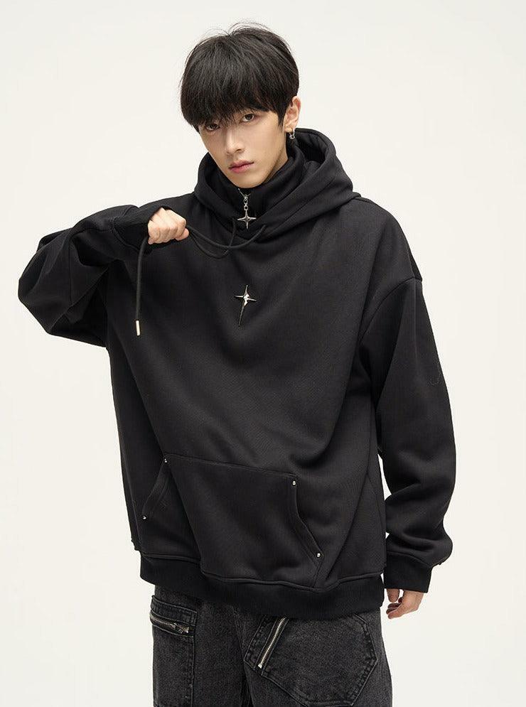 HJK Exclusive Y2K Grunge Double Panel Hooded Zip Jacket - 90s Retro Summer Fashion Outfit