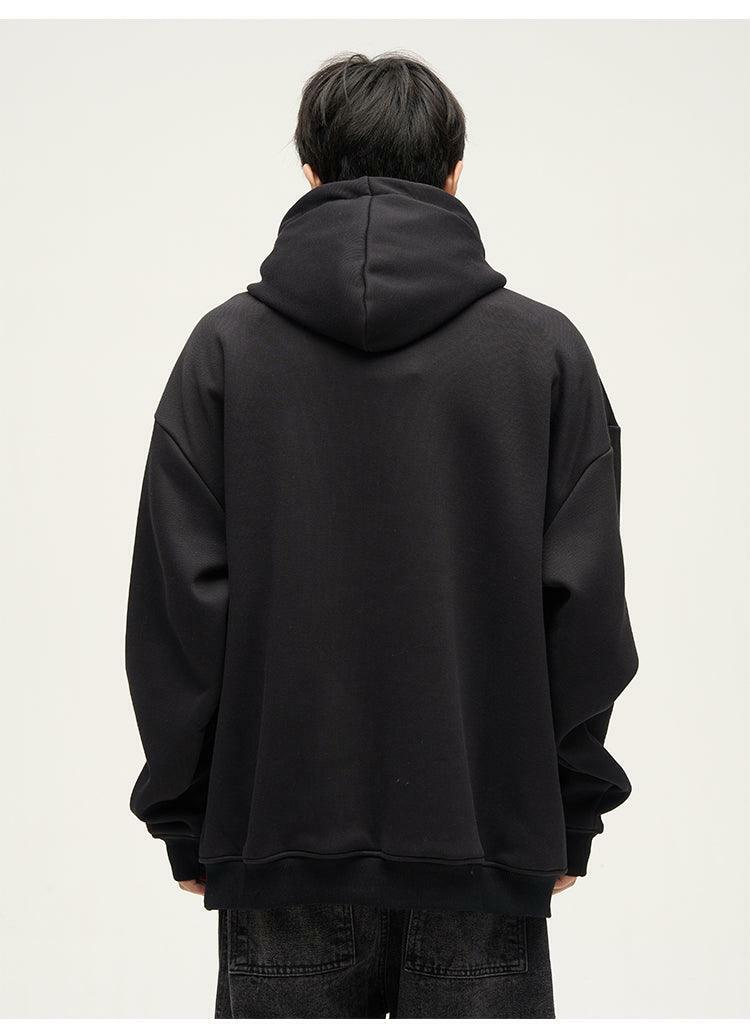 HJK Exclusive Y2K Grunge Double Panel Hooded Zip Jacket - 90s Retro Summer Fashion Outfit
